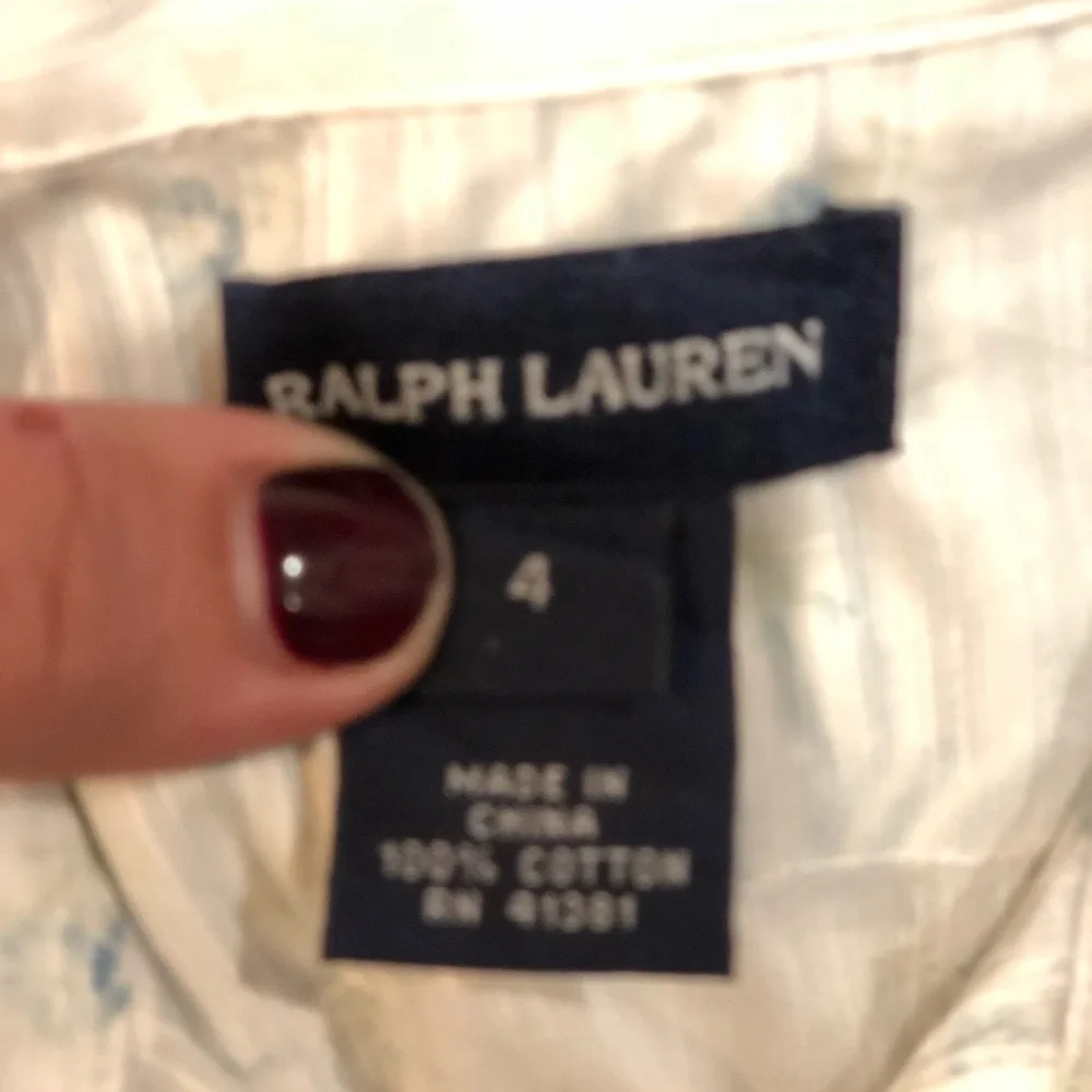 Western button (snap) down Ralph Lauren shirt